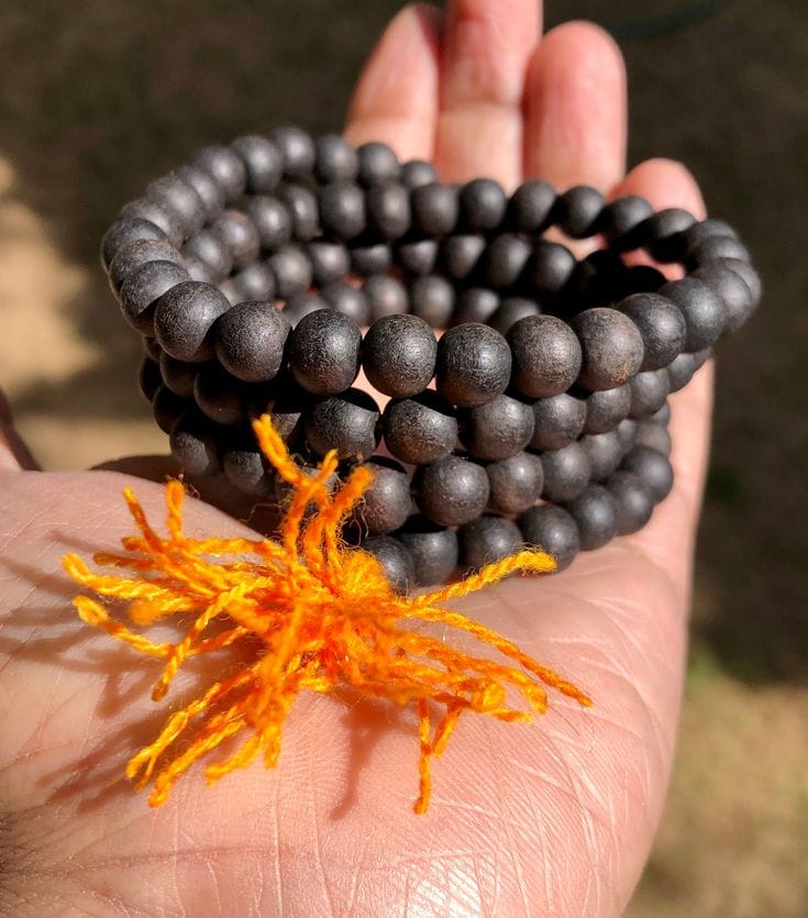 Original 108 Beads Karungali Mala With Govt, Lab Certified