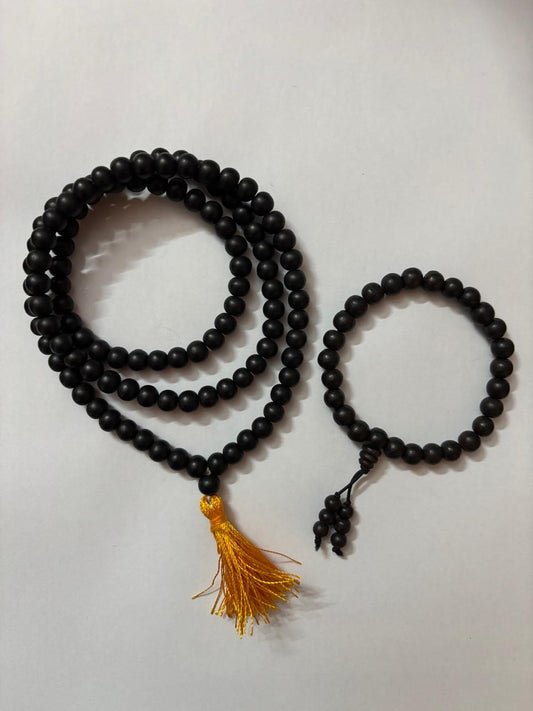 Karungali Mala & Bracelet - Combo